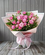 Букет Розовый кустик в Новомалороссийской