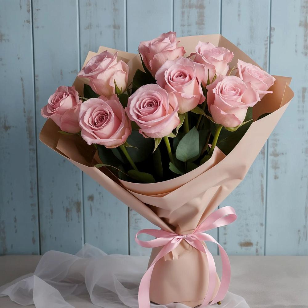 Букет цветов из: Розы в Новомалороссийской