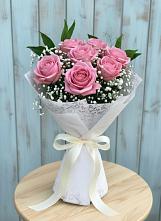 Букет цветов из:  Розы в Новомалороссийской