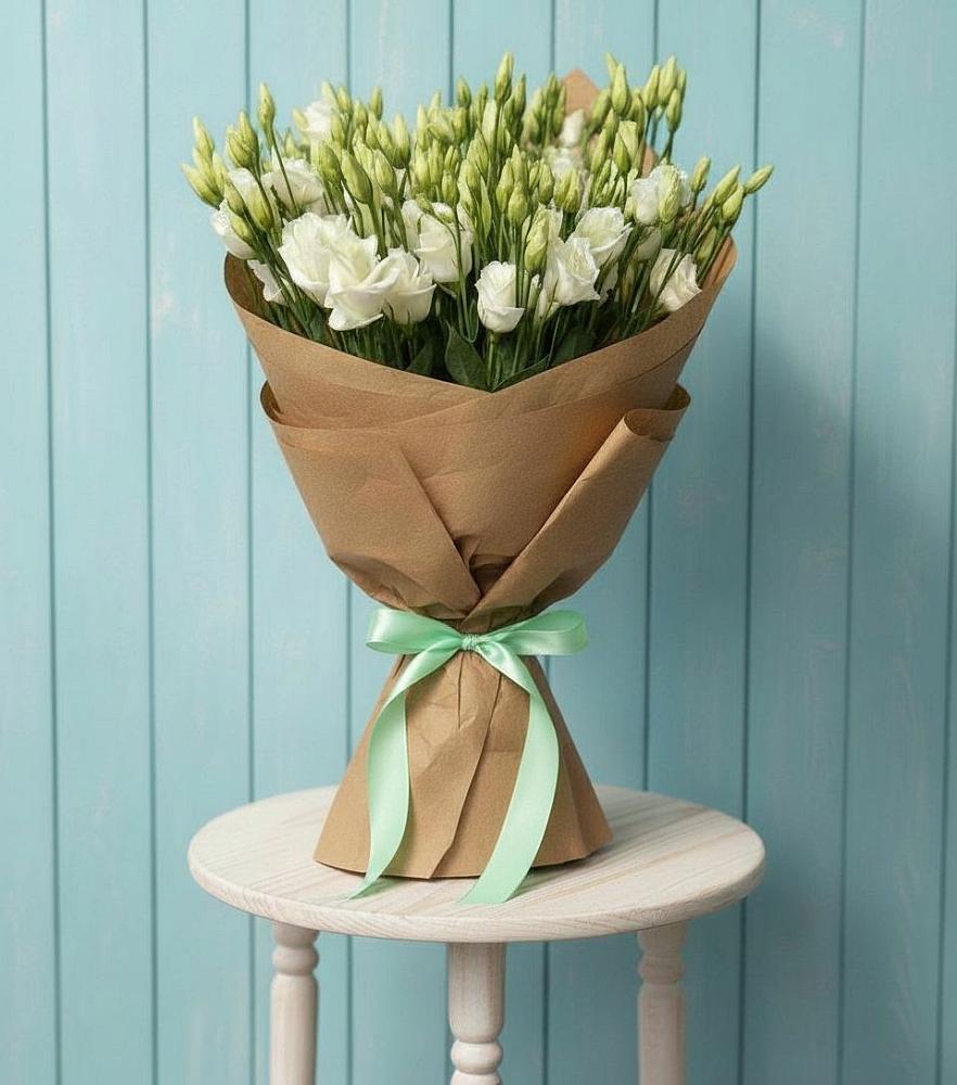 Букет цветов из: Лизиантусы в Новомалороссийской