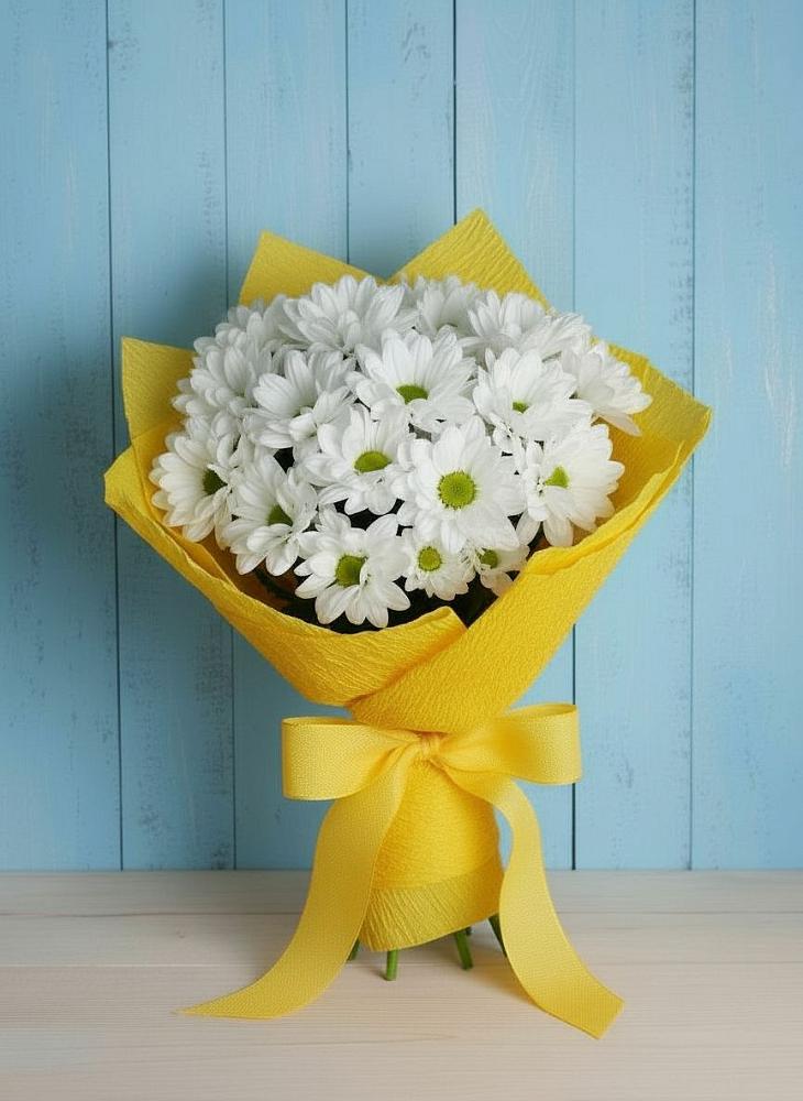 Букет цветов из: Хризантемы в Новомалороссийской