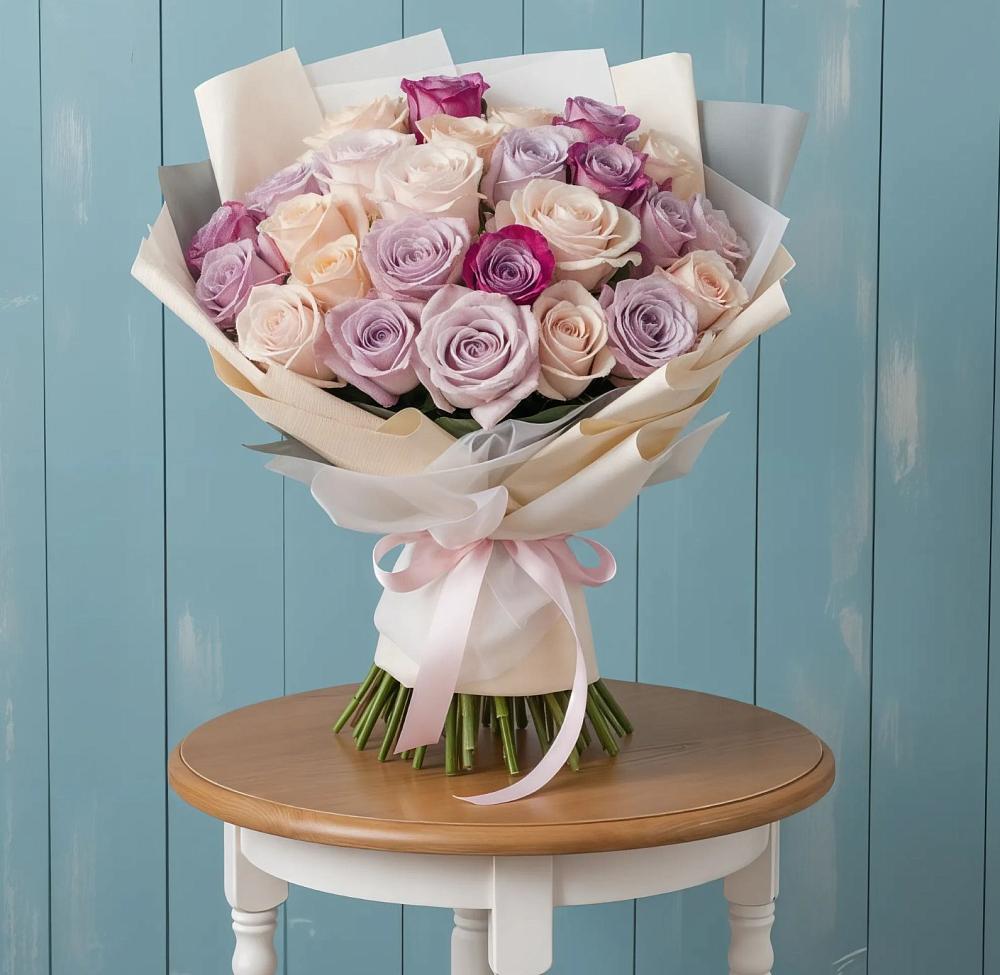 Букет цветов из: Розы в Новомалороссийской