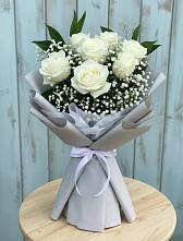 Букет цветов из:  Розы в Новомалороссийской