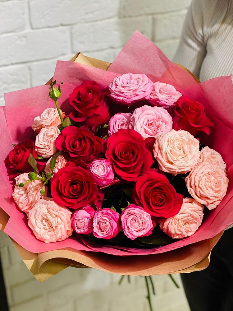 Букет цветов из: Розы в Новомалороссийской