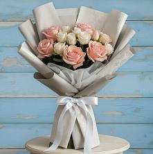 Букет цветов из:  Розы в Новомалороссийской