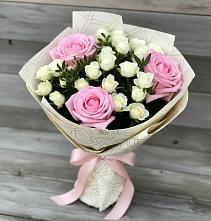Букет цветов из:  Розы в Новомалороссийской