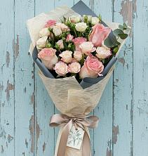 Букет цветов из:  Розы в Новомалороссийской