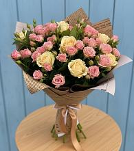 Букет цветов из:  Розы в Новомалороссийской
