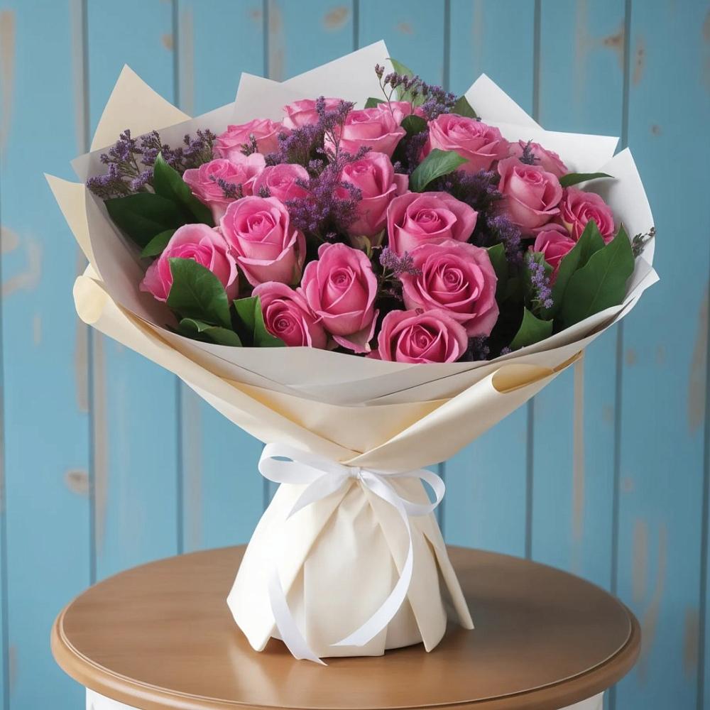 Букет цветов из: Розы в Новомалороссийской