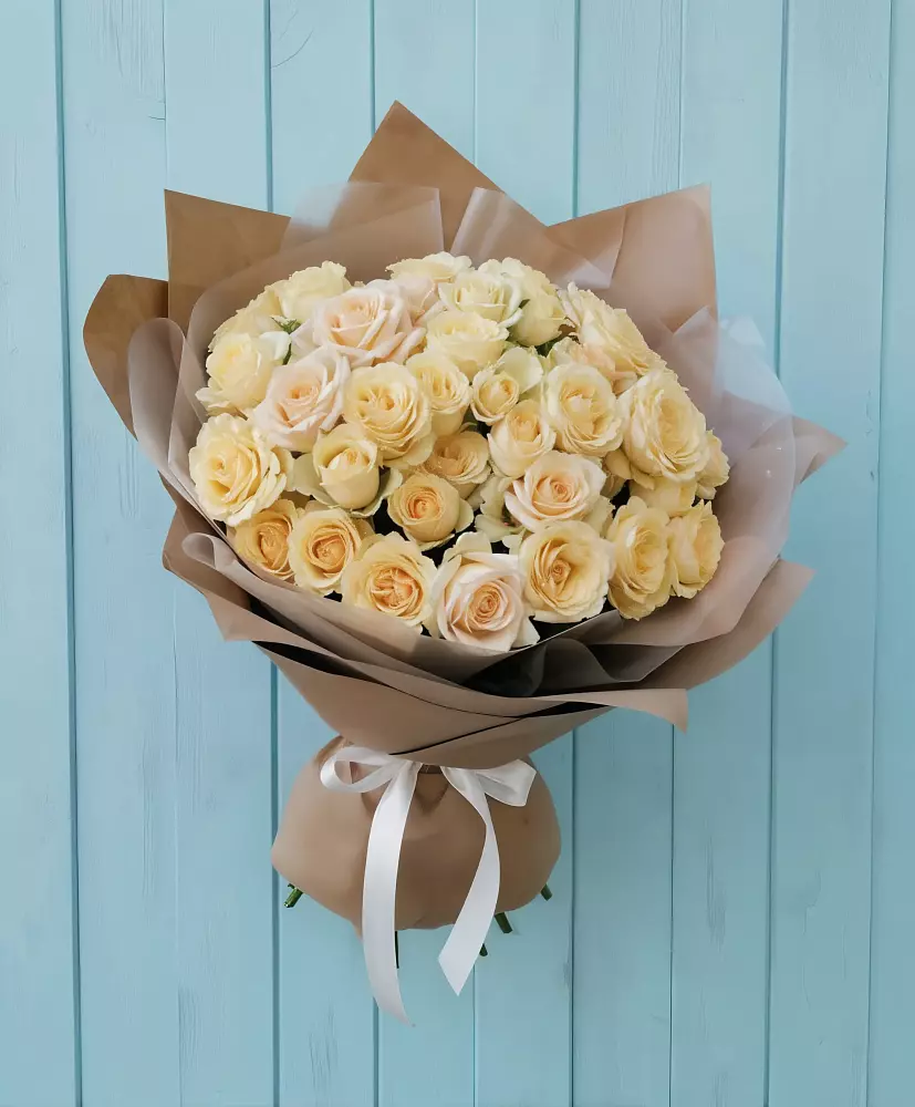 Букет Кремовое облако в Новомалороссийской