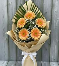Букет цветов из:  Герберы в Новомалороссийской