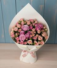 Букет цветов из:  Розы в Новомалороссийской